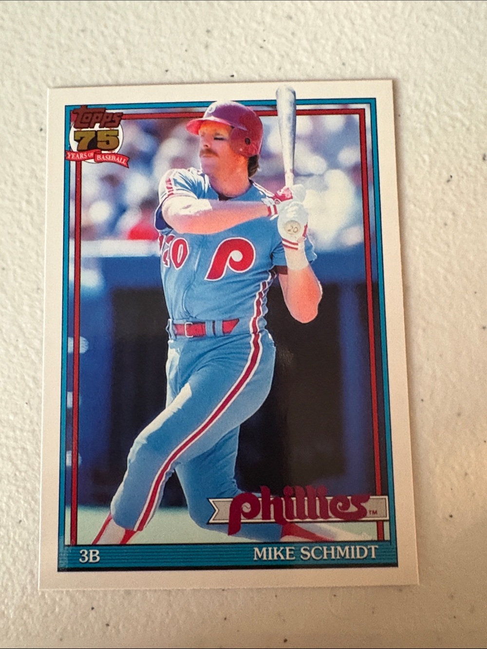 Topps Phillies Mike Schmidt Baseball Card